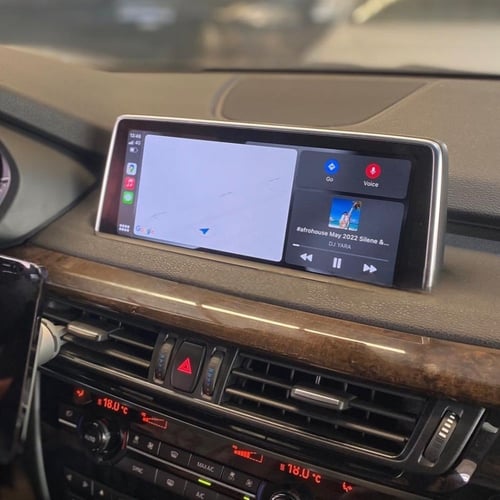شاشة بي ام دبليو اكس 5 كاربلاي BMW X5 carplay 2014...