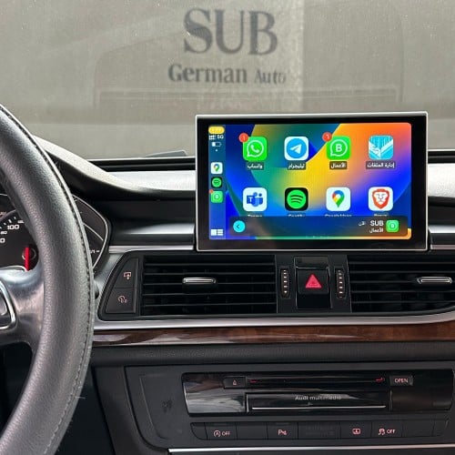 شاشة اودي A6 كار بلاي 2012-2019