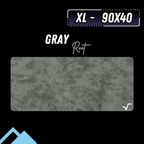 ماوس باد ROOT رمادي | ROOT Gray Mousepad XL