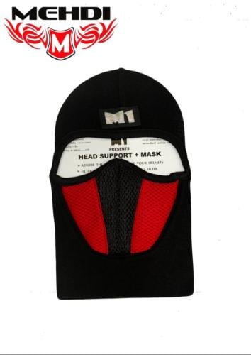 M1 غطاء حماية كامل للوجه قناع فلتر مطاطي للتزلج وا...