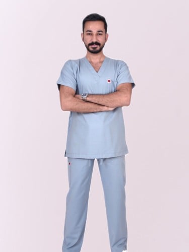 Sky Blue Scrub