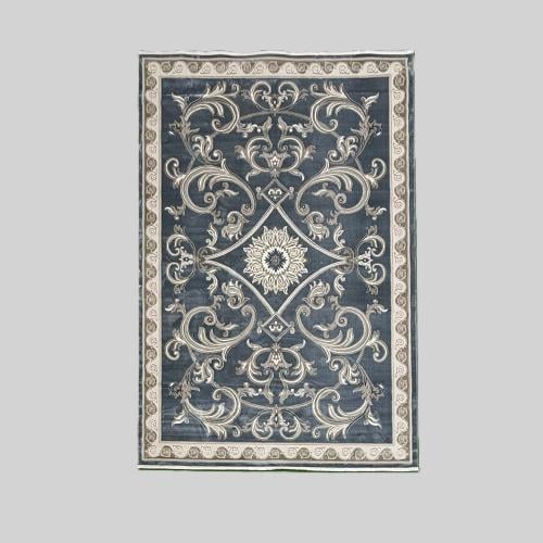 سجاد كلاسيك زعفران فاخر كحلي