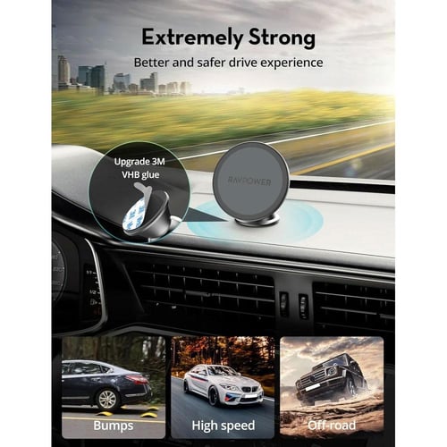 ستاند جوال راف باور | RPSH1002 | ماج سيف للسيارة 3...