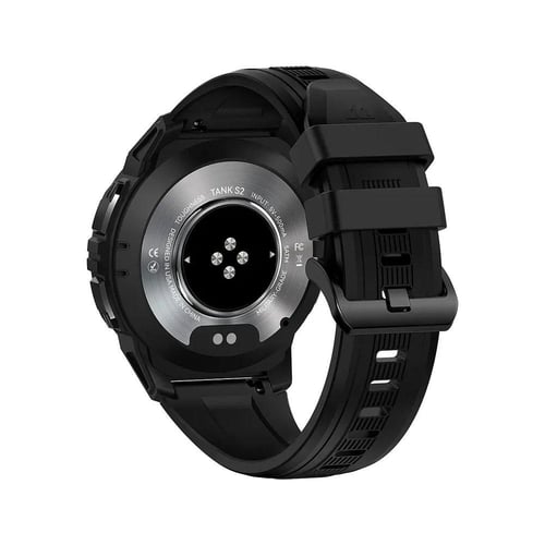 كوسبت ساعة تانك الذكية S2 | سوار مطاطي | أسود | مق...