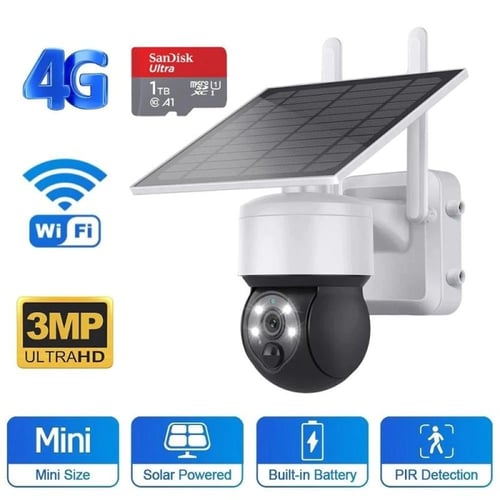 كاميرا مراقبة تعمل بالطاقة الشمسية واي فاي بجودة 3...