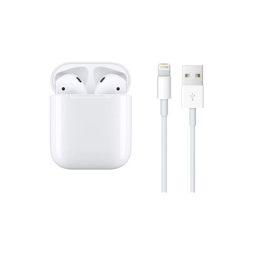 ابل ايربودز الاصدار الثاني | MV7N2AM/A | ضمان وكيل