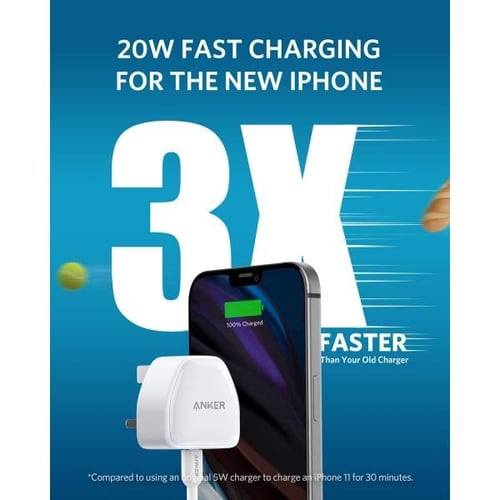 انكر باور بورت 3 نانو شاحن بقوة 20 وات | A2633K12