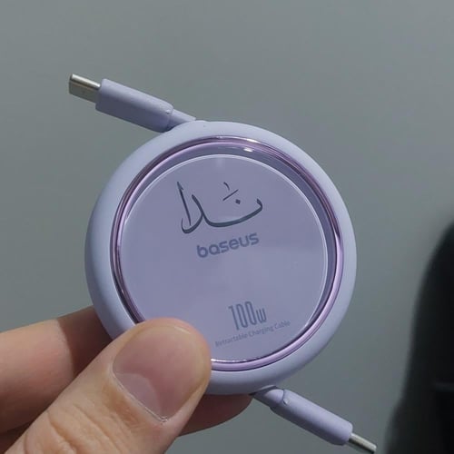 كيبل شحن صغير فري تو درو قابل للسحب من بيسيوس تايب...