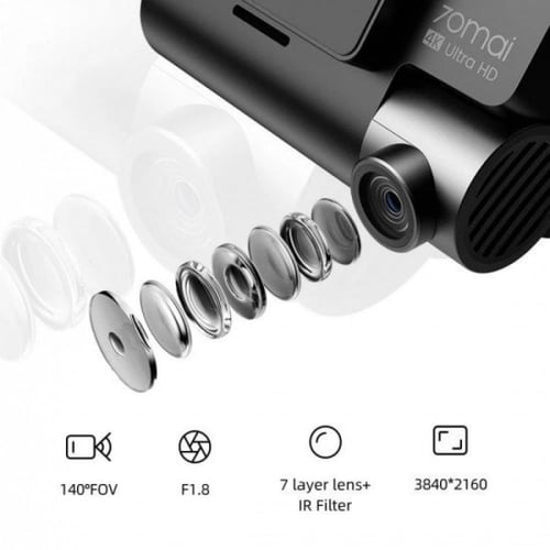 كاميرا داش كام أمامية وخلفية A800S-1 بدقة 4K من شا...