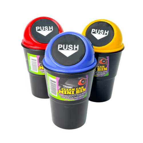 سلة مهملات صغيرة توضع مكان الأكواب