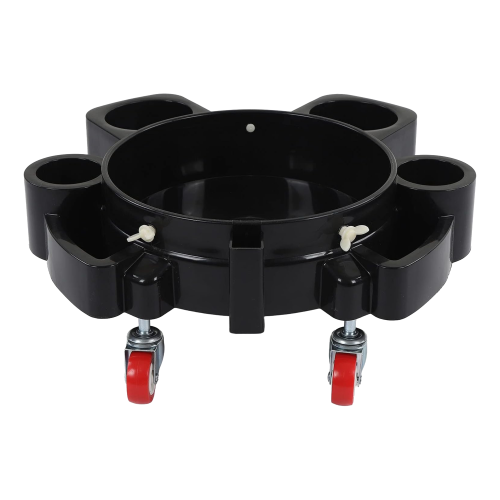 قاعدة بعجلات لبرميل الغسيل