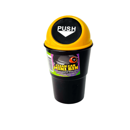 سلة مهملات صغيرة توضع مكان الأكواب