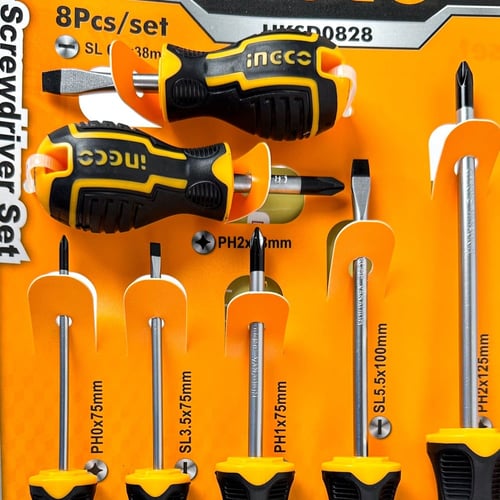 طقم مفكات كامل - 8 أحجام