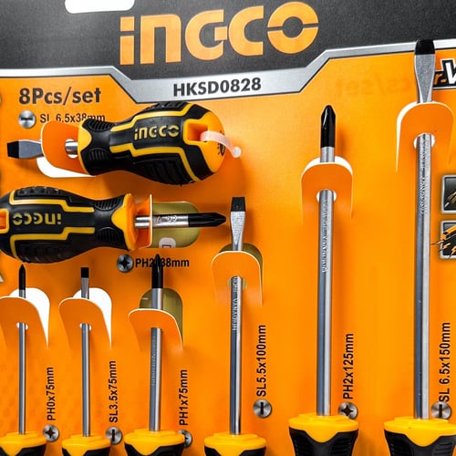 طقم مفكات كامل - 8 أحجام