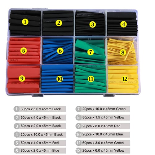 غلاف الإنكماش الحراري - ((530 قطعة))