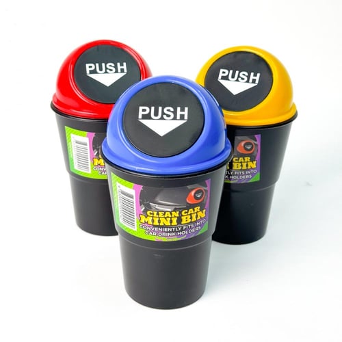 سلة مهملات صغيرة توضع مكان الأكواب