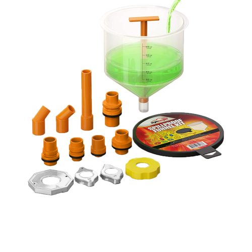عدة تعبئة ماء الرادييتر