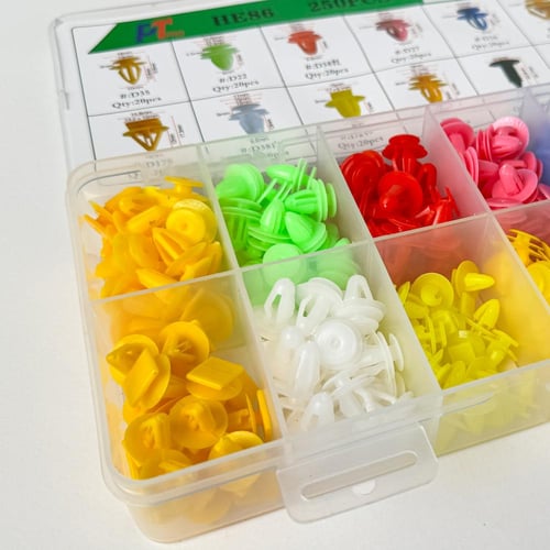 طقم كليبسات ملونة