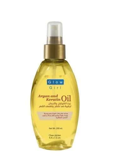 زيت الكرياتين والارجان تركيبة ضد تقصف الشعر 200مل