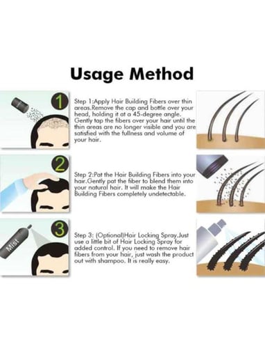 ألياف لنمو الشعر بني غامق 22جم