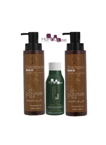 مجموعة بروتين معالج الشعر هنالي ألتيميت ليس 150 مل...