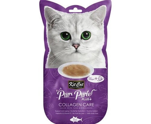 كت كات مكافآت التونا والكوالجين المهروس 15غ × 4 أك...