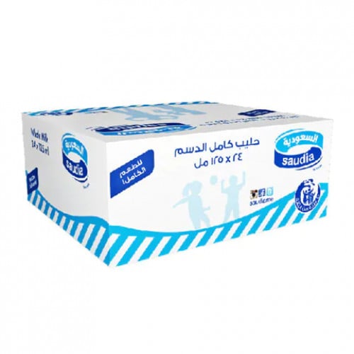 حليب السعودية 125مل شد 24