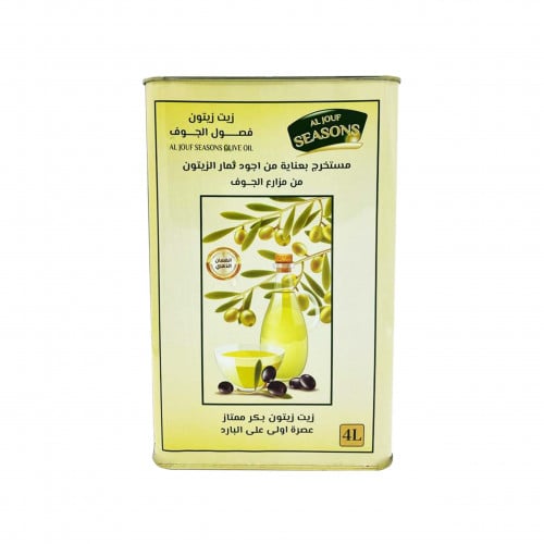 زيت زيتون فصول الجوف 4 لتر شد4