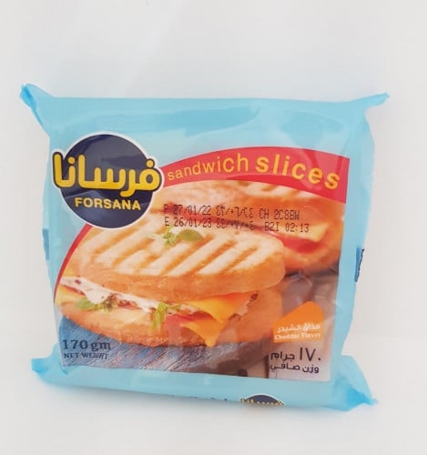 جبن فرسان شرائح برجر 170 جم شد 24