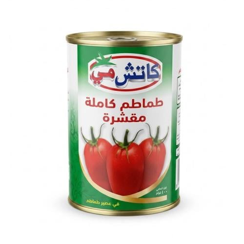 طماطم مقشر كاتش مي مفتاح علب 400 جم شد24