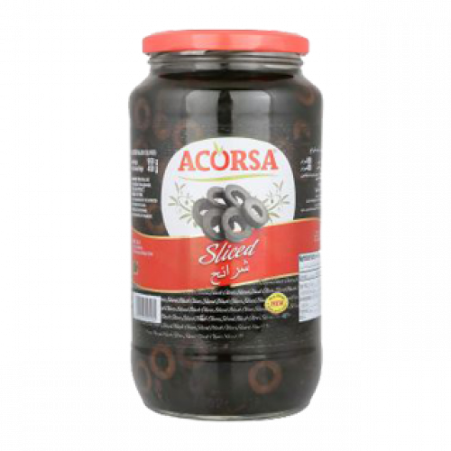 زيتون كورسا شرائح اسود كبير 950 جم شد 6