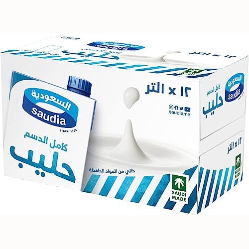 حليب السعودية 1 لتر