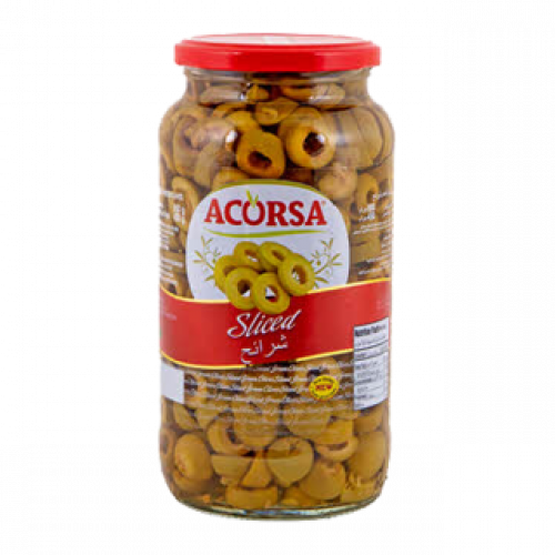 زيتون كورسا شرائح اخضر كبير 950 جم شد 6