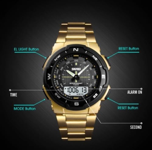 ساعة فلاذية من سكيمي SKMEI