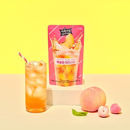 شاي مثلج بالخوخ