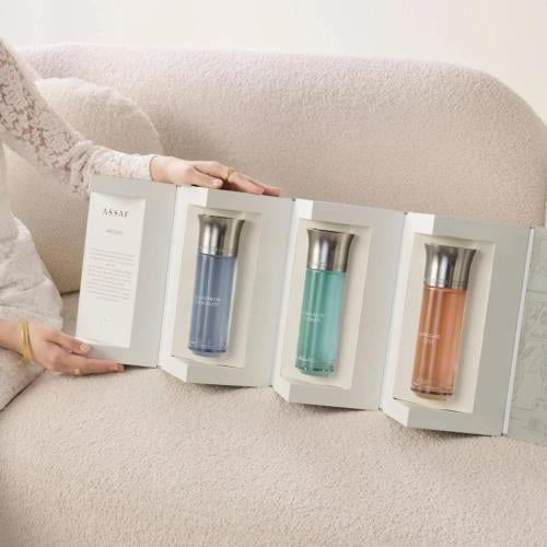 عطر عساف مجموعة اروقيت 3 عطور 200 مل
