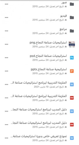 حقيبة استراتيجية صناعة النجاح