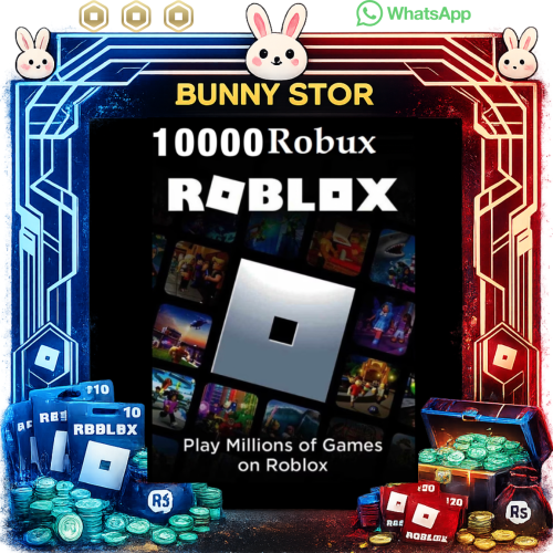 شحن روبلوكس 10000 Robux | شحن فوري للعبة Roblox