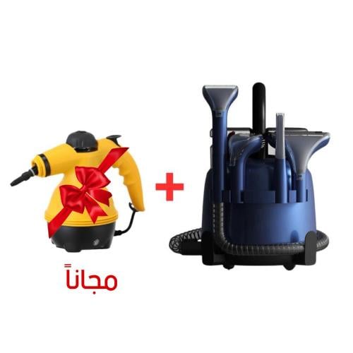 بكج جهاز التنظيف بالبخار مع مكنسة غسيل السجاد والك...