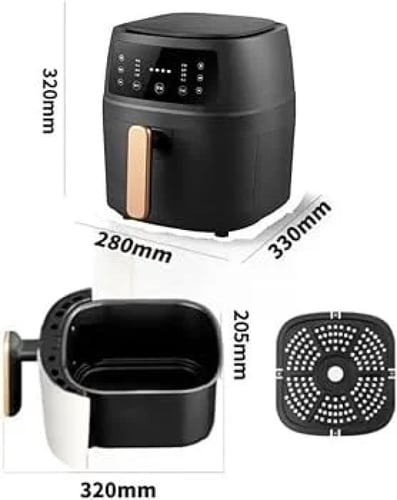 قلاية هوائية، ، 6 لتر من SlEVER CREST