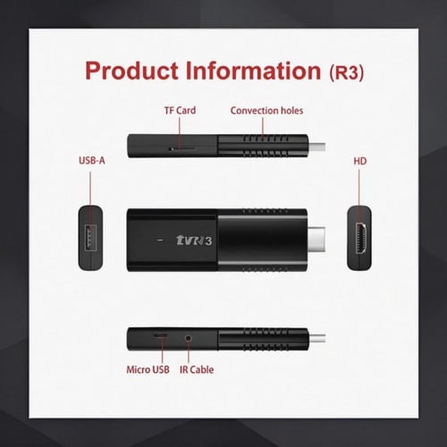 جهاز تحكم في التلفزيون MI TV STICK TVR3