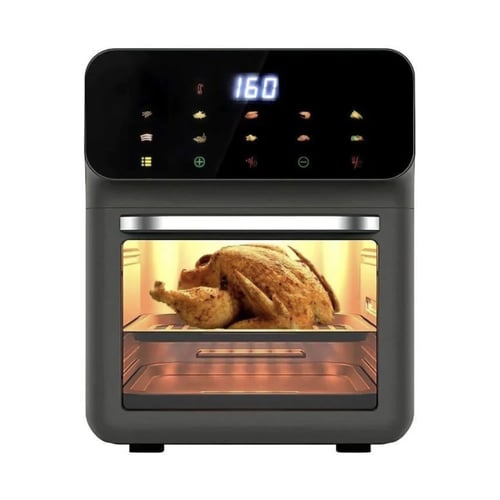 مقلاة هوائية من DENX بقوة 1350 واط، وسعة 12 لتر