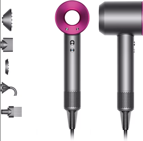 مجفف شعر ايوني عالي السرعة و5 رؤوس مختلفة من DENX