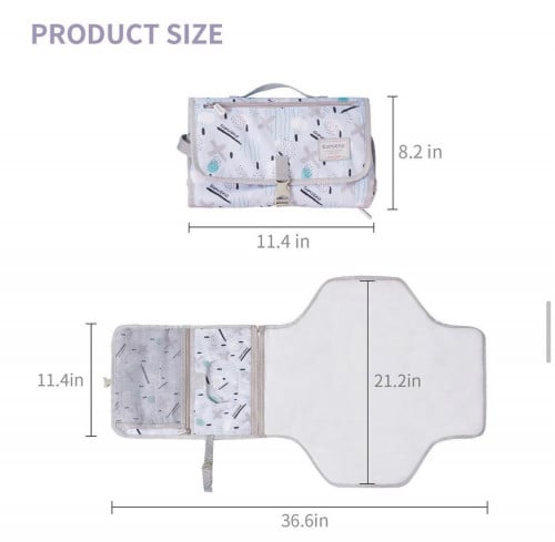 فرشة وحقيبة تغيير طفل