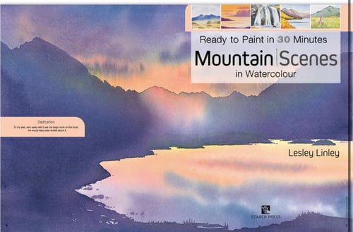 Ready to paint in 30 minutes In watercolor: Mounta...