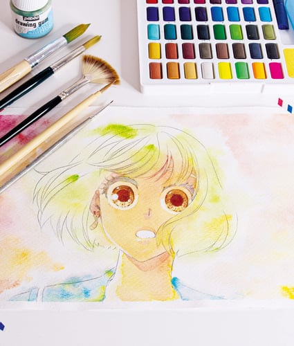 Manga Watercolor: Step-by-step manga art technique...