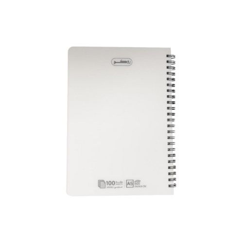 دفترA5 سلك سادة روكو 60 ورقة