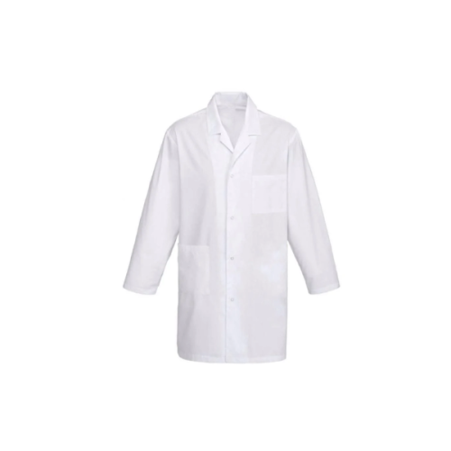 بالطو فاخر ابيض طويل مقاس (L) SBC-4502-012