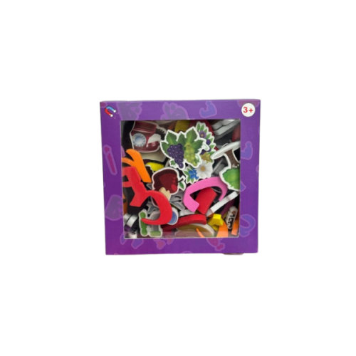 أشكال وحروف عربية مغناطيس 84 قطعة