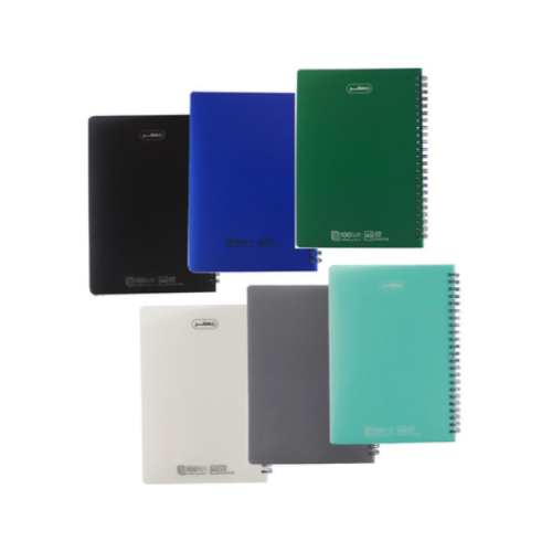 كرتون 24-دفتر A5 سلك سادة عربي 100 ورقة روكو